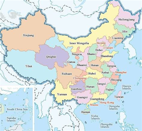 General Knowledge China Has Complex Administrative Territories Divided