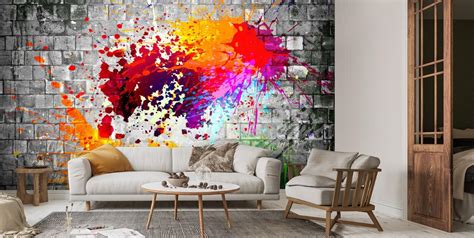 Ink Splatter Wallpaper Wallsauce Uk