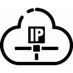 Icon Ip Cloud Resources Development Research Svg
