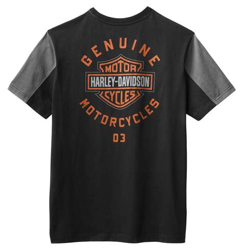 Vm Harley Davidson T Shirt Copperblock Bar Shield Im