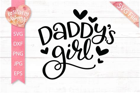 Daddys Girl Svg Cute Fathers Day Svg For Girls Baby Girl 674706