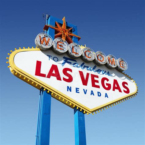 Las Vegas Welcome Sign Stock Photo Image Of Lighted 3284108