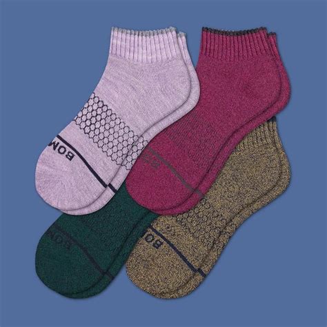 Turn machine washable socks inside out. Women's Merino Wool Quarter Sock 4-Pack (With images ...