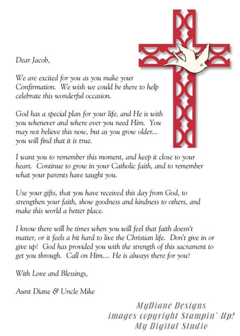 Image Result For Examples Of Sponsor Letters For Confirmation Confirmation Letter Letter To