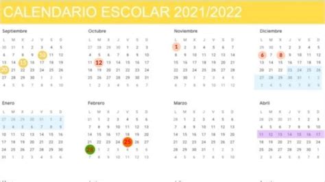 Especialidad Revelar Camioneta Calendario Escolar 2020 Sevilla