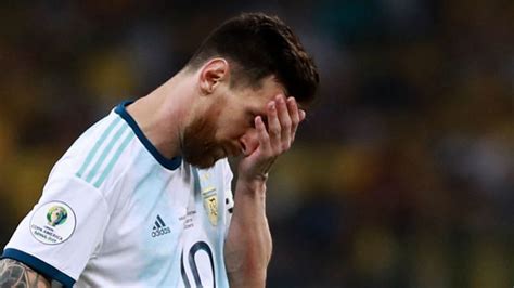 Copa America Penalty Pain World Cup Final Disappointment Messis