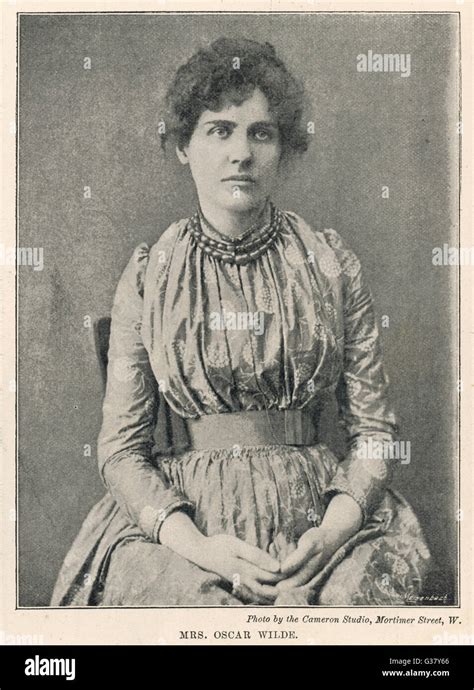 Constance Wilde Wife Of Oscar Wilde Stock Photo Alamy