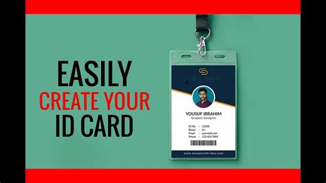 How To Make Id Card Easy Way Youtube