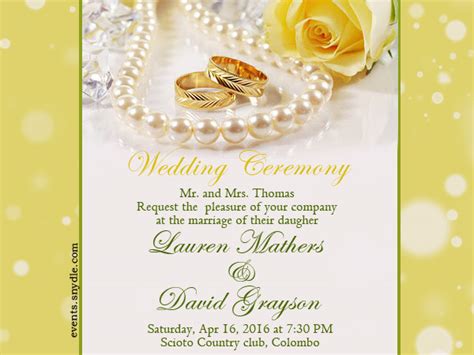 Free Online Wedding Invitation Cards Festival Around The World