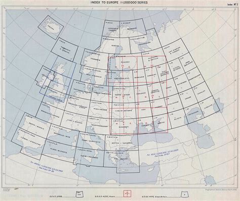 Index To Wwii Europe 11000000 Scale Maps Mcmaster University Library