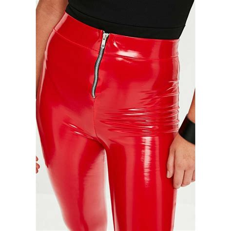 Women Sexy Bodycon Latex Leather Pants Zipper Pants Slim Warm Black Pencil Trouser Skinny Pu