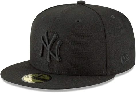 New Era New York Yankees Blackout Basic 59fifty Fitted Cap Hat Black