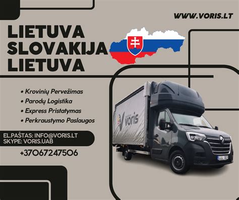 Express Lietuva Slovakija Lietuva Krovinių Pervežimas Parodų Logistika Express Pristatymas