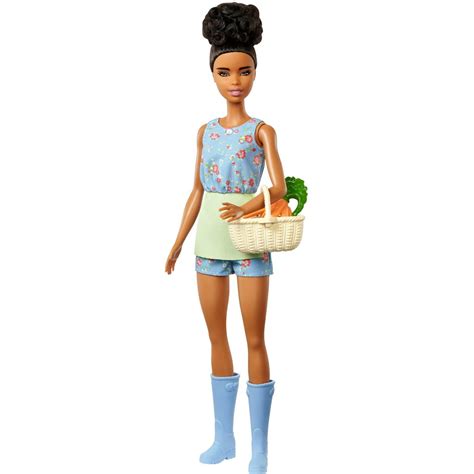 Barbie Sweet Orchard Farm Doll Brunette With Basket Of Carrots