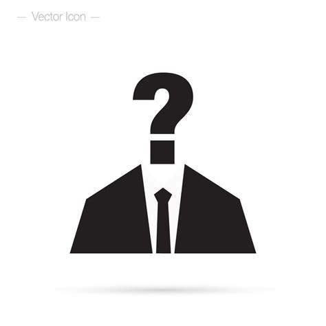 Anonymity Icon User Silhouette With Question Mark Unknown Person