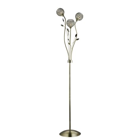 Buy shades for table lamps and get the best deals at the lowest prices on ebay! 3573AB Bellis Ii - 3 Light Floor Lamp Antique Brass Clear ...