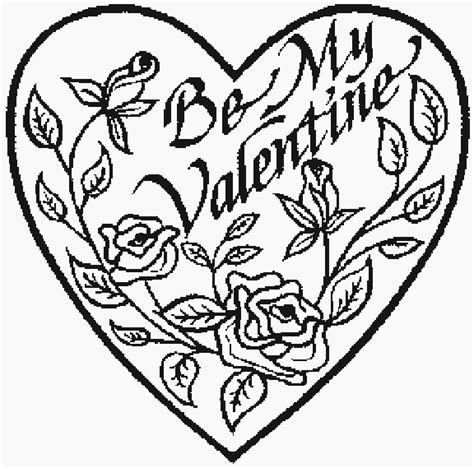 best coloring page dog: Valentines Day Hearts coloring pages