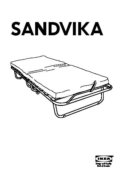Trouvez lit d'appoint ikea dans meubles | achetez ou vendez des meubles de qualité neufs ou usagés à québec. SANDVIKA Lit d'appoint (IKEA France) - IKEAPEDIA