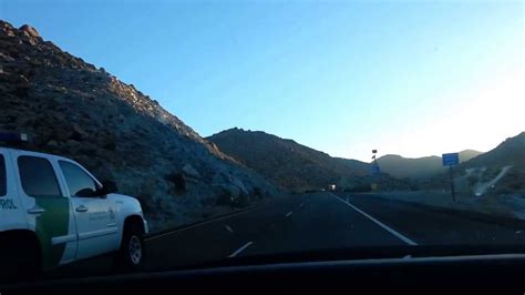 Driving Through A Mountain Pass In California Youtube