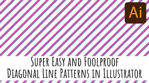 Illustrator Diagonal Line Pattern Quick Easy And Foolproof Seamless