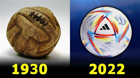 Evolution Of Fifa World Cup Balls 1930 2022 Youtube