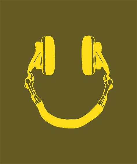 Smiley Headphones Dj Deejay For Djs And Music Lovers Smiley Face Funny