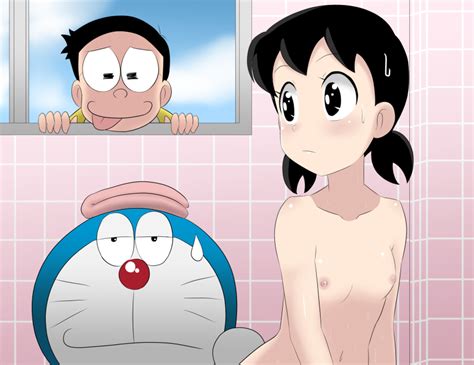 Takaya N Doraemon Character Minamoto Shizuka Nobi Nobita Doraemon Artist Request Highres