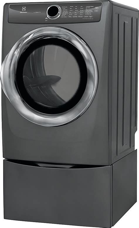 Electrolux 8 0 Cu Ft 8 Cycle Electric Front Load Dryer With LuxCare