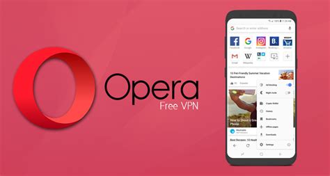 You can with opera vpn! How to Enable Free VPN on Opera Browser for Android - HowToDownload