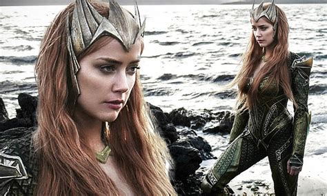 She even spoke a little about her costume, saying. Amber Heard as Mera after Justice League filming moves to ...