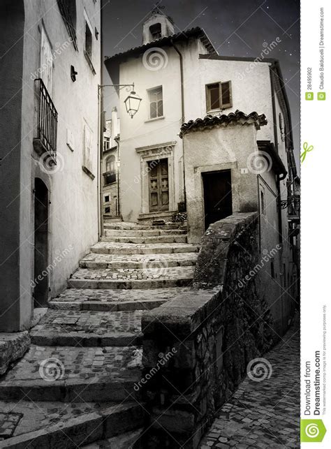Cobblestone Steps Italian Mountain Village Stock Photos Free
