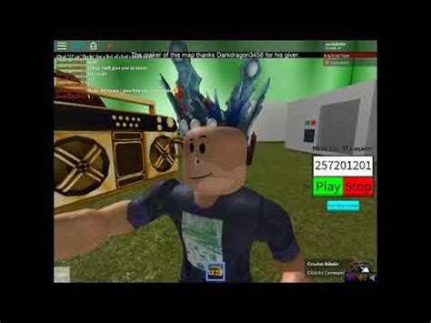 Some games have free radio so you can play your favourite song by placing song id on radio or boombox. roblox 10 music id for boombox - YouTube