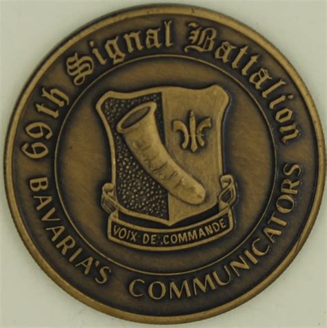 69th Signal Battalion Bavarias Communications Army Challenge Coin