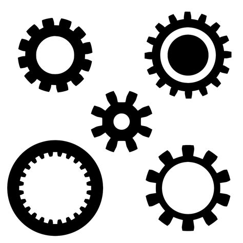Download gears (88 images) - Free SVG Image & Icon. | SVG Silh