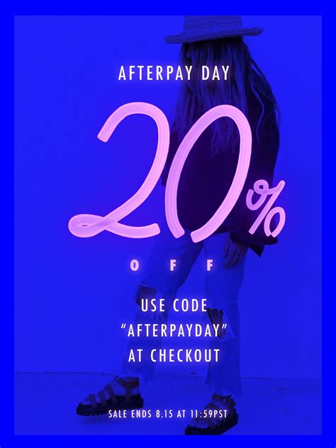 See more ideas about afterpay day, no equipment workout, home gym equipment. Afterpay Day is here! Take 20% off everything! | Afterpay ...