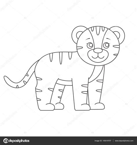 Dibujos De Tigres Para Colorear 769