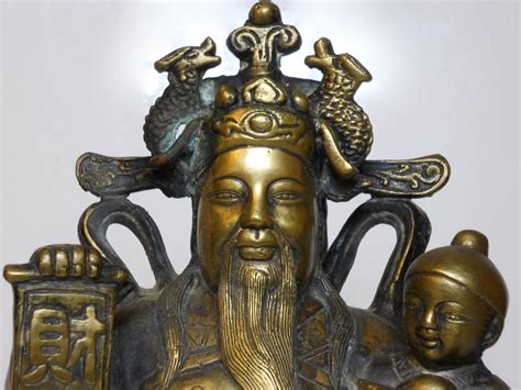 Chinese God Of Wealth Ruyi Ruyi Circa Early 20 Century Collectors