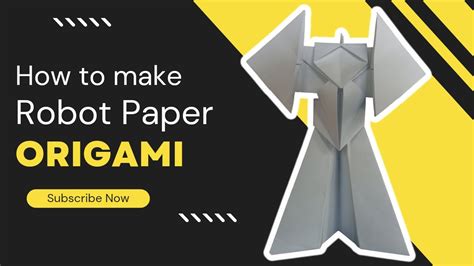 How To Make Paper Robot Easy Origami Youtube