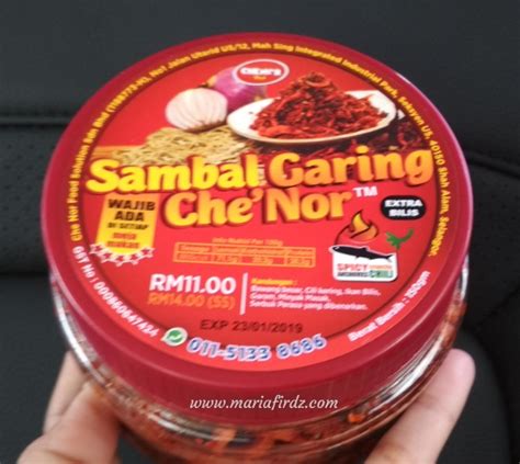 Showing 1 to 1 of 1. Sambal Garing Che Nor