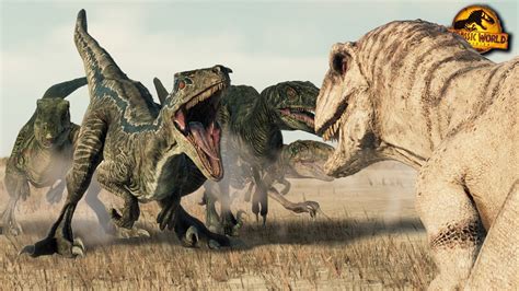 Raptor Squad Vs Atrociraptor Squad Jurassic World Evolution 2 Hd