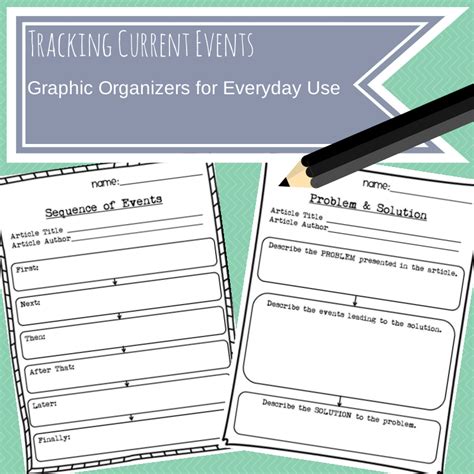 Graphic Organizers For Current Events Homeschool Current