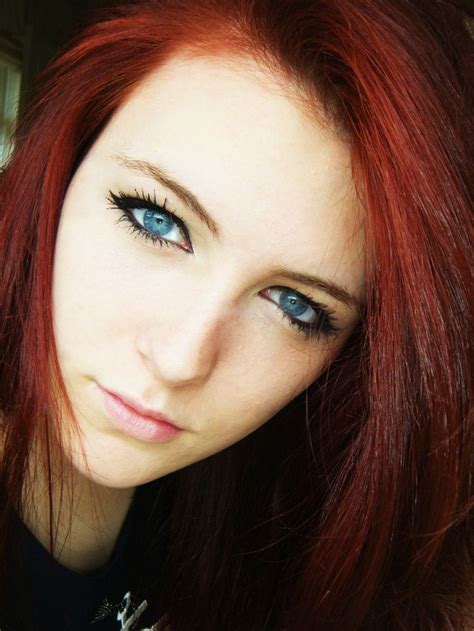 Makeup Tutorial For Redheads With Blue Eyes Rote Haare Blaue Augen