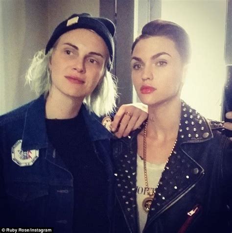 Ruby Rose Poses With Fiancée Phoebe Dahl After Time Apart Daily Mail