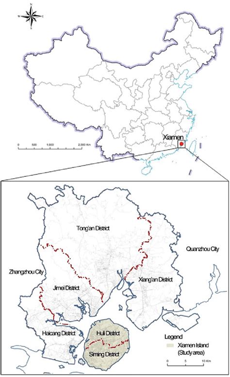 1 Location Of Xiamen City And Xiamen Island Download Scientific Diagram