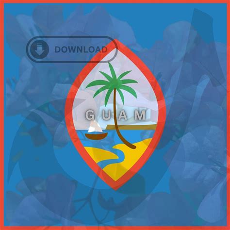 Guam Seal Instant Download Guam 2023 Graphic High Etsy