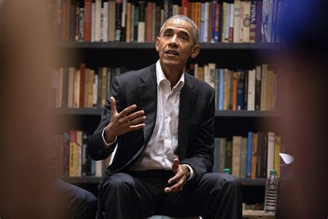 Barack Obama Reading A Book