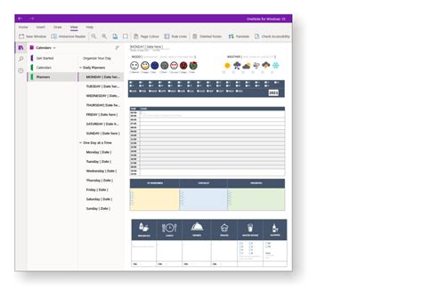 Ready Made Onenote Planners And Calendars