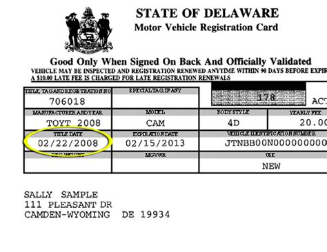 Vehicle Registration Email Expiration Notification Division Of Motor