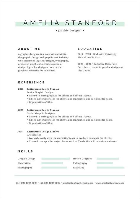 14 Free Cv Templates For The Uk To Download In 2022 2024