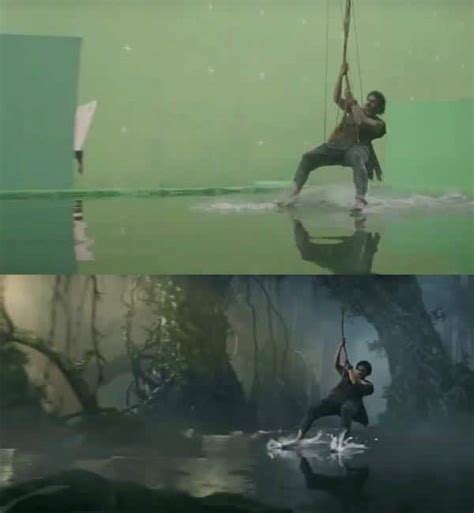Baahubali Vfx Breakdown These 15 Before And After Vfx Pics Of
